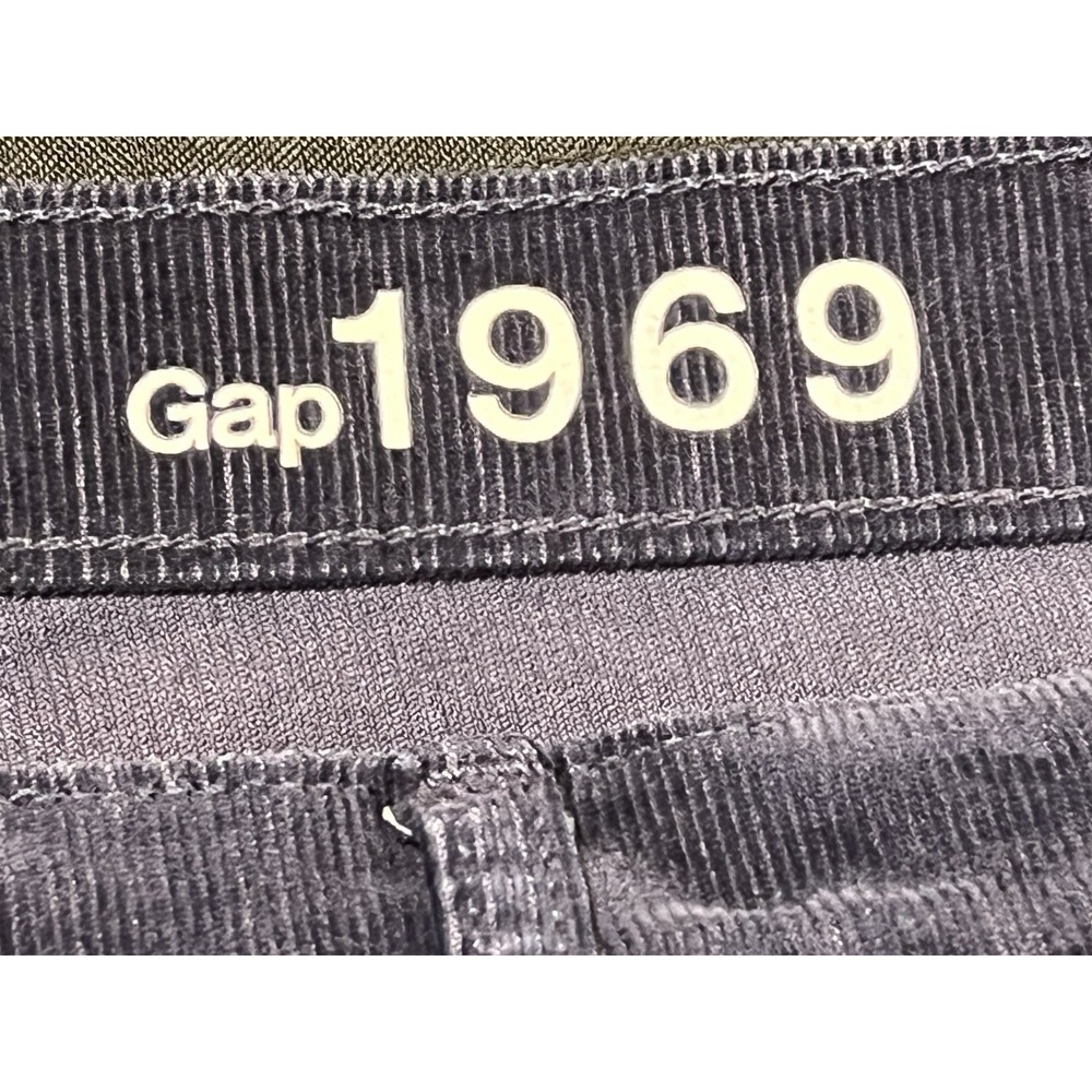 GAP 1969 MENS 30x30 STRAIGHT FIT CORDUROY JEANS NAVY BLUE FALL‎ 9/14 Old Money - Picture 4 of 12